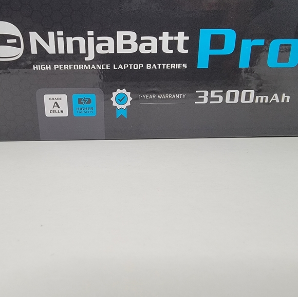 NWT NinjaBatt Pro Laptop Battery for HP 3500 Watts (2 Pack) - Picture 5 of 6